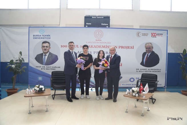 100 Okul 100 Akademisyen Projesi”nin İlki Nilüfer Borsa İstanbul Fen Lisesi Gerçekleştirildi