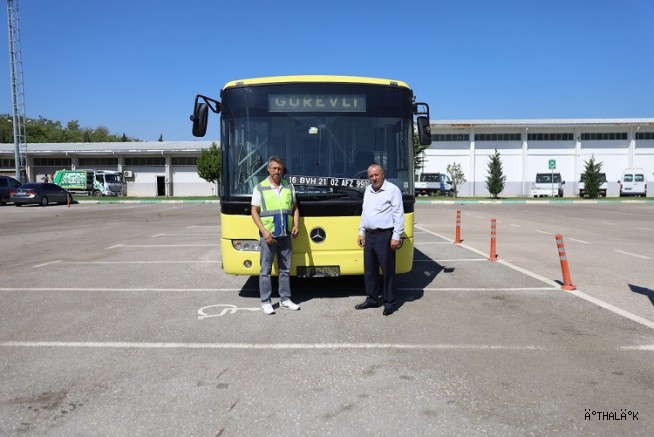 Adıyaman Belediyesi'ne Hibe Edilen Otobüs Yola Çıktı