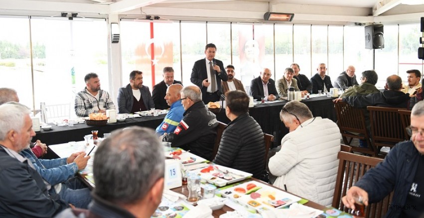 Başkan Aydın Amatör spor Kulüplerinin Başkanlarıyla Bir Araya Geldi 