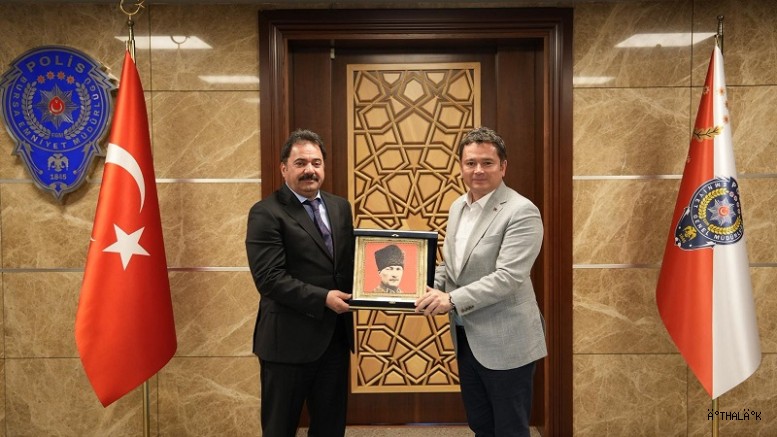 Başkan Aydın’dan yeni İl Emniyet Müdürü Gökçe’ye Hayırlı Olsun Ziyareti