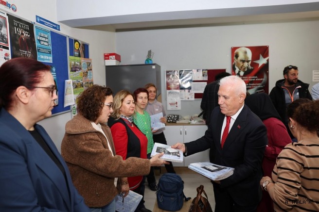 Başkan Bozbey’den Öğretmenlere Anlamlı Ziyaret