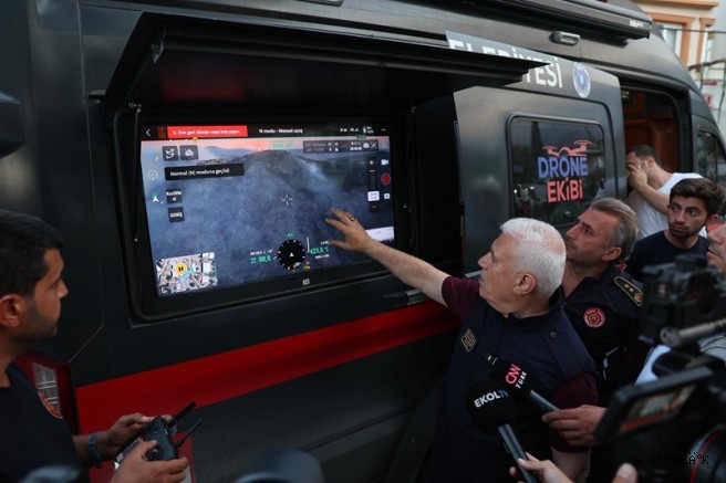 Başkan Bozbey’den Yangın Bölgesine Ziyaret