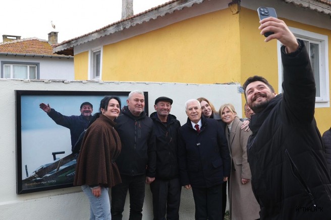 Başkan Bozbey’den Yaren Leylek ve Adem Amca'ya Ziyaret