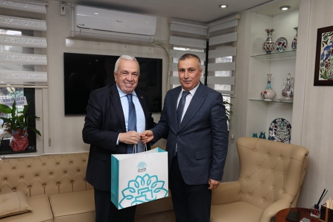 Başkan Şadi Özdemir’den İl Milli Eğitim Müdürü Gürhan Çokgezer’e Ziyaret