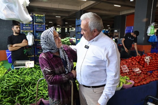 Başkan Şadi Özdemir, Fethiye Mahallesi’nde 
