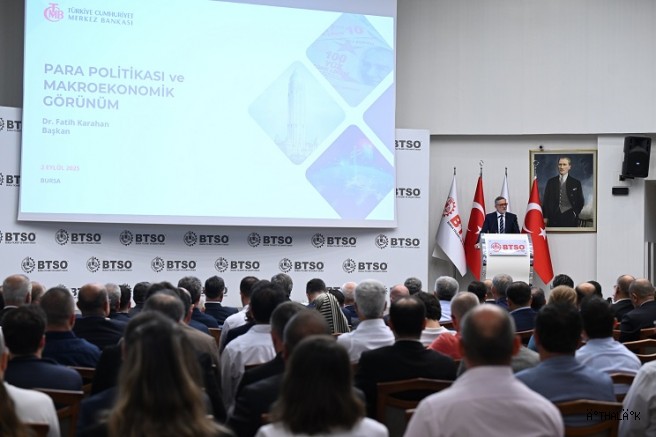 BTSO Merkez Bankası Başkanı Karahan’ı Bursa İş Dünyası İle Buluşturdu