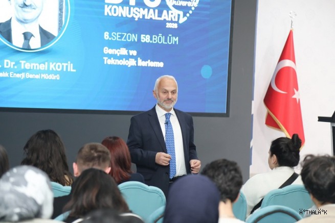 BTÜ Konuşmaları’nda Prof. Dr. Temel Kotil Gençlerle Buluştu