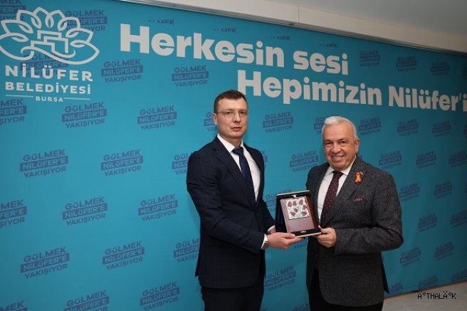 Bulgar Heyet, Başkan Şadi Özdemir’i Ziyaret Etti