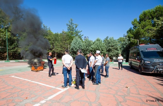 BURFAŞ Tesislerinde Yangın Tatbikatı