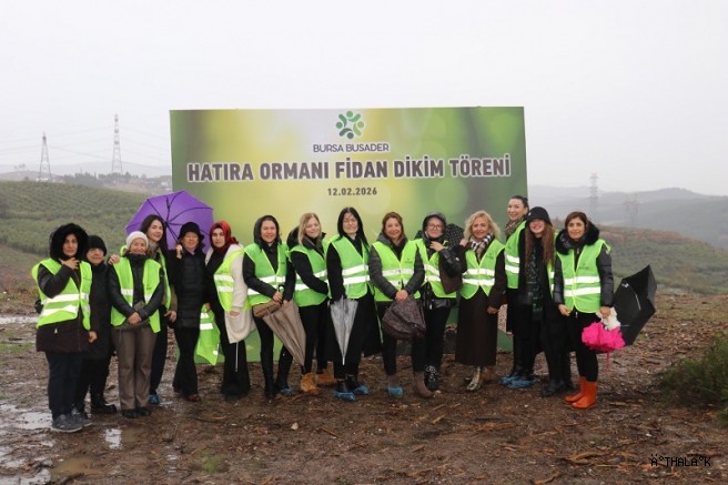 Bursa BUSEDER On Bin Fidanı Toprakla Buluşturdu