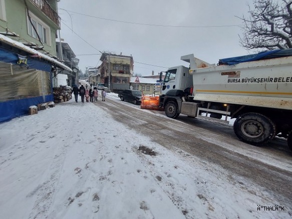Bursa Büyükşehir’de Kış Mesaisi Sürüyor