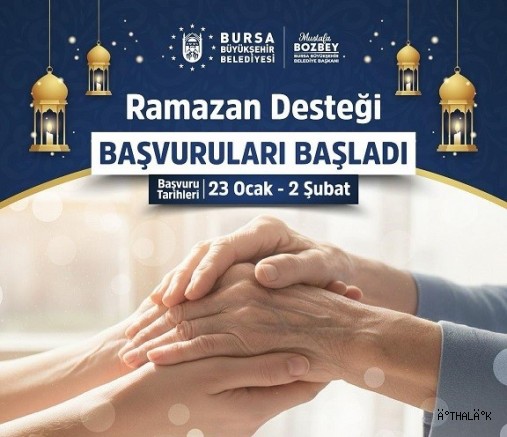 Bursa Büyükşehir’den ‘Ramazan Desteği’