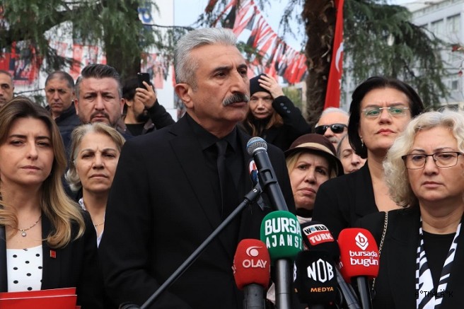 Bursa CHP10 Kasım'da Büyük Önderi Andı