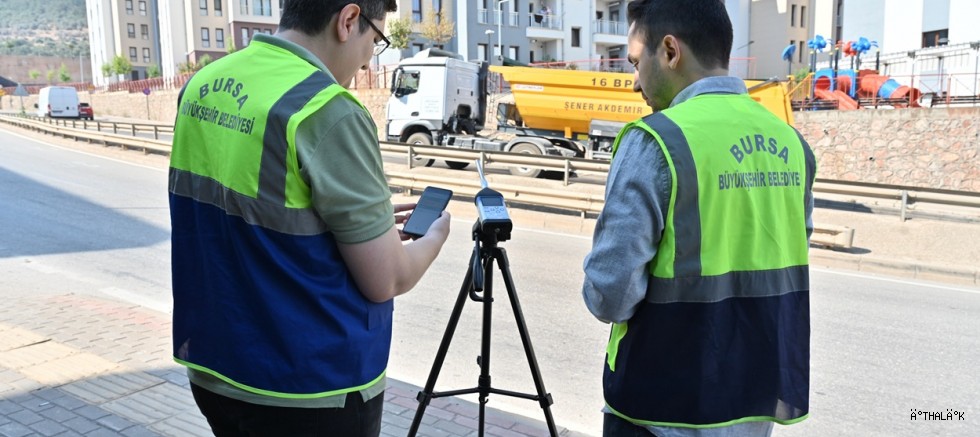 Bursa’da Çevresel Gürültü Ölçümü Yapıldı