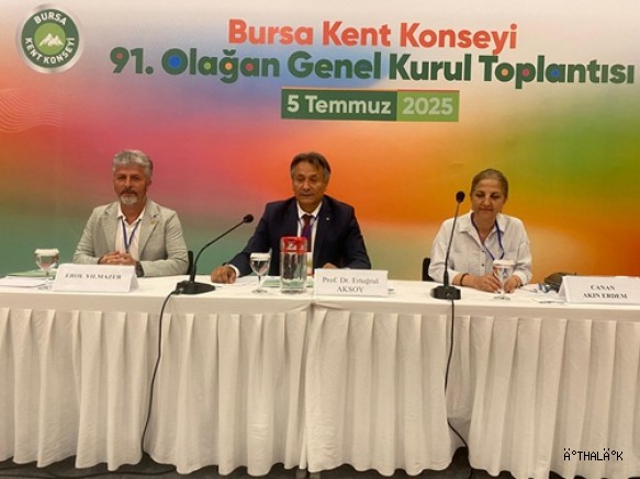 Bursa Kent Konseyi Genel Kurulu'nda Kentin 2050 vizyonu Konuşuldu