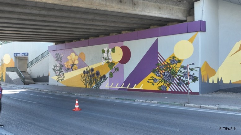 Bursa'nın Hazineleri Duvarları Güzelleştiriyor