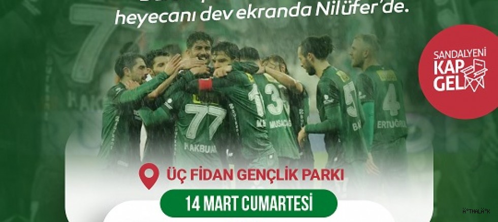 Bursaspor’un Maç Heyecanı Nilüfer’de Yaşanacak