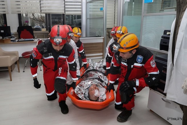 BUSKİ'den Gerçeği Aratmayan Tatbikat