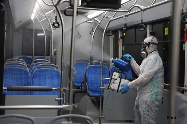 Büyükşehir’den Ulaşımda Hijyen Seferberliği