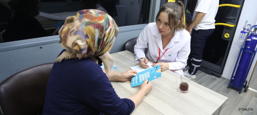 Büyükşehir’den Yangın Bölgesinde Sağlık Hizmeti