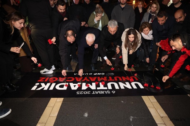 CHP Bursa’dan 6 Şubat Anması