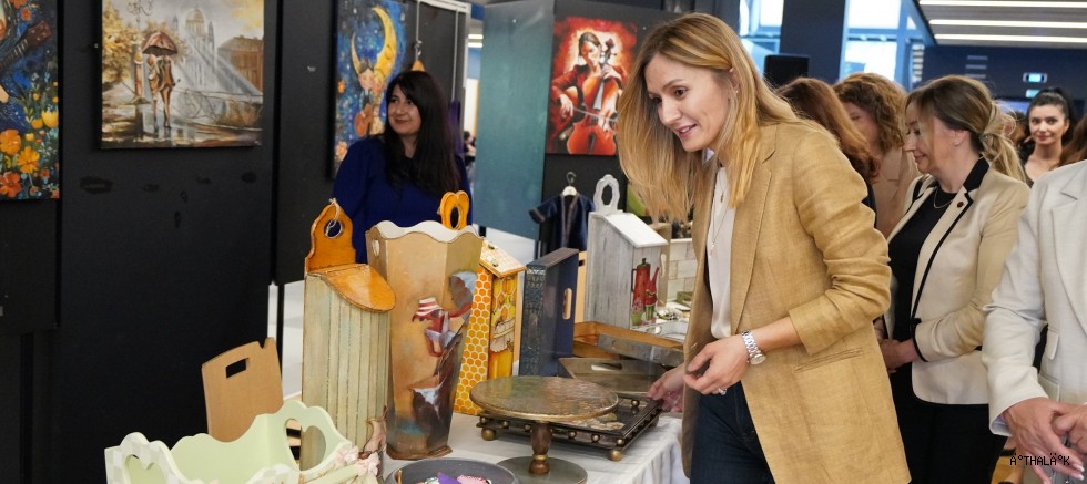 Engelsiz Yaşam Merkezi Öğrencilerinin Eserleri Baksm’de Sergileniyor