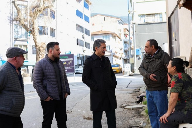 Gemlik'in Köklü Caddesi'nde Önemli Çalışma