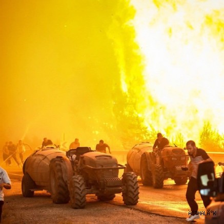 Harmancık'ta Yangın Yeniden Başladı