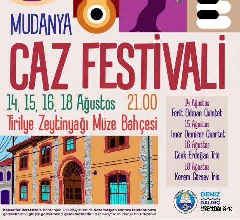 Mudanya Caz Festivali Başlıyor