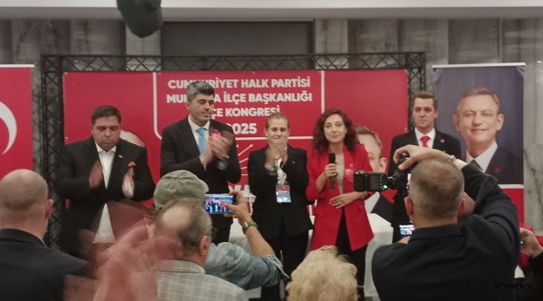 Mudanya CHP'de  Seda Bozkaya Güzelkaya İlçe Başkanı Seçildi