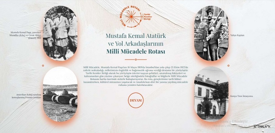 Mudanya Milli Mücadele Rotasında
