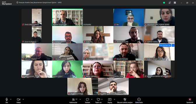 UMSMİB "Tarladan Çatala Sürdürülebilir İhracat " Ur-Ge Projesi Eğitimi