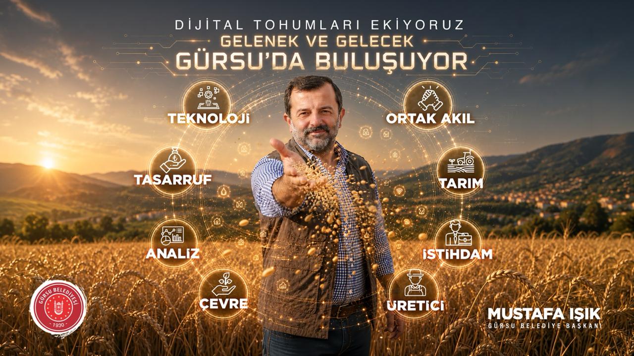 Tarımın Başkentinden Dijital Devrim: Gürsu Dijital Tohumları Geleceğe Ekti