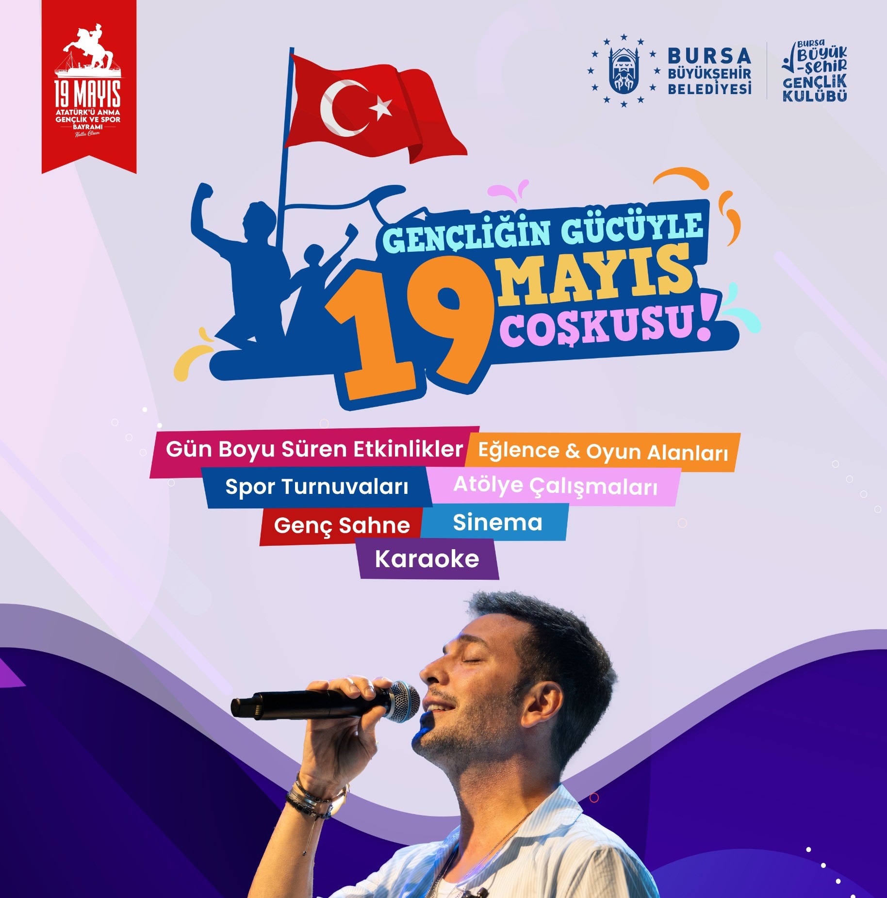 19 Mayıs Bursa'da Coşkuyla Kutlanacak