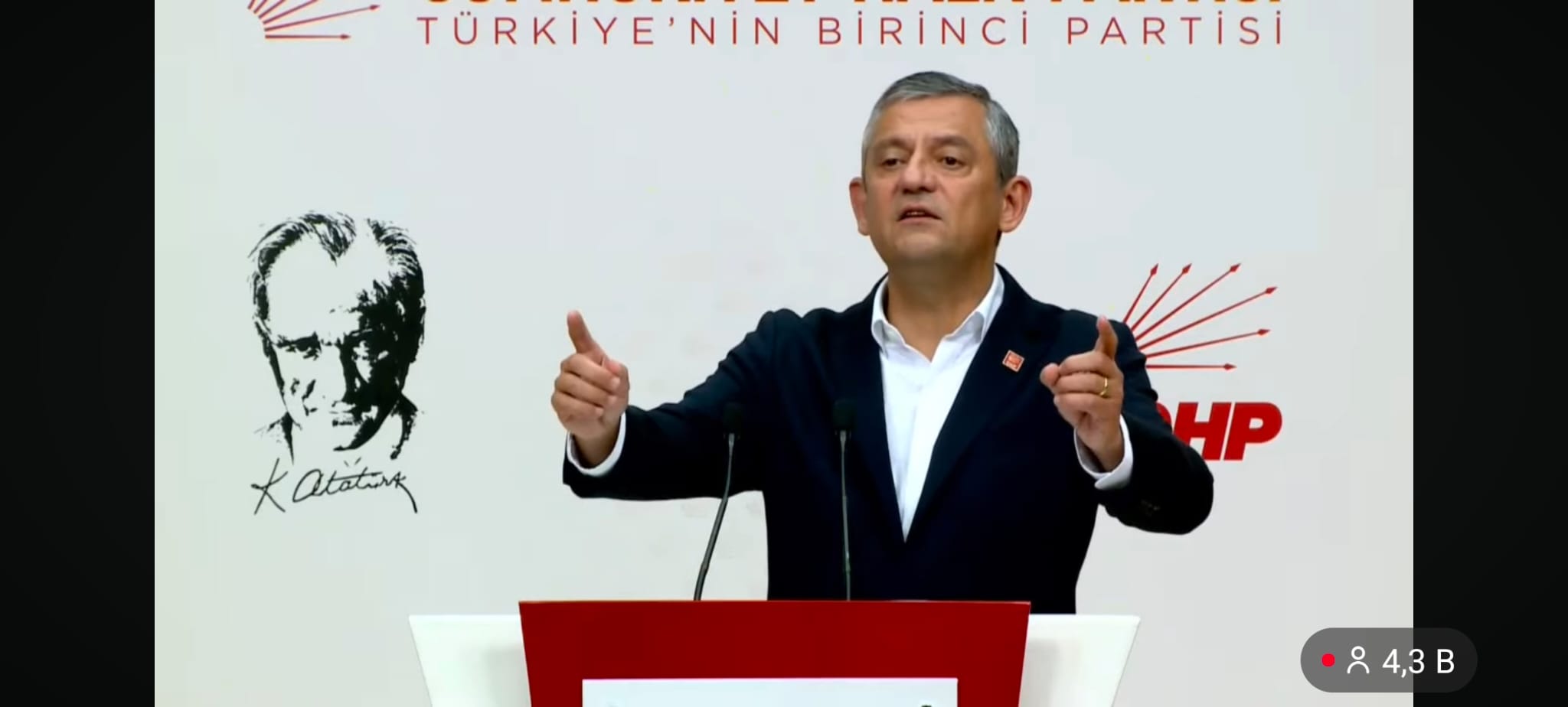 Özgür Özel’den “Baba Ocağını Terk Etmeyiz” resti