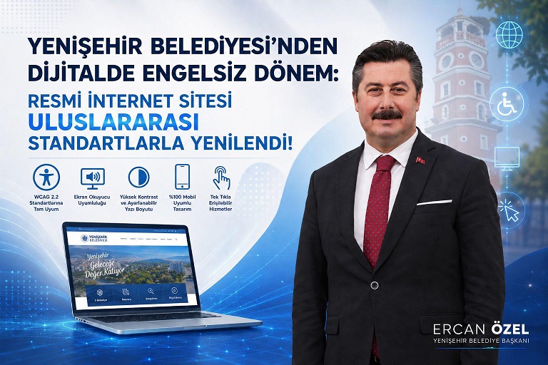 Yenişehir Belediyesi'nden Dijitalde Engelsiz Dönem