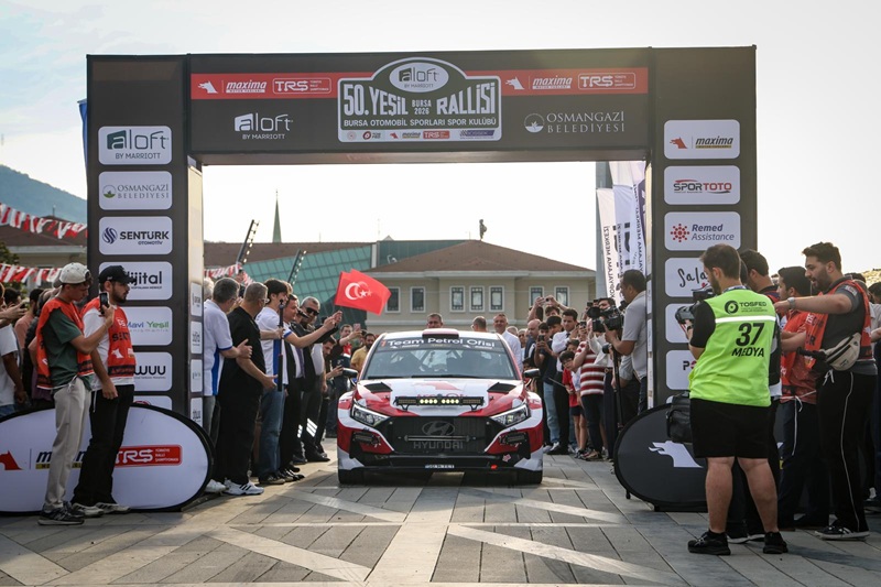 50. Yeşil Bursa Rallisi Osmangazi’den Start Aldı