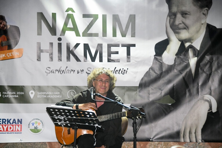 Nazım Hikmet Osmangazi’de Şiir ve Şarkılarla Anıldı
