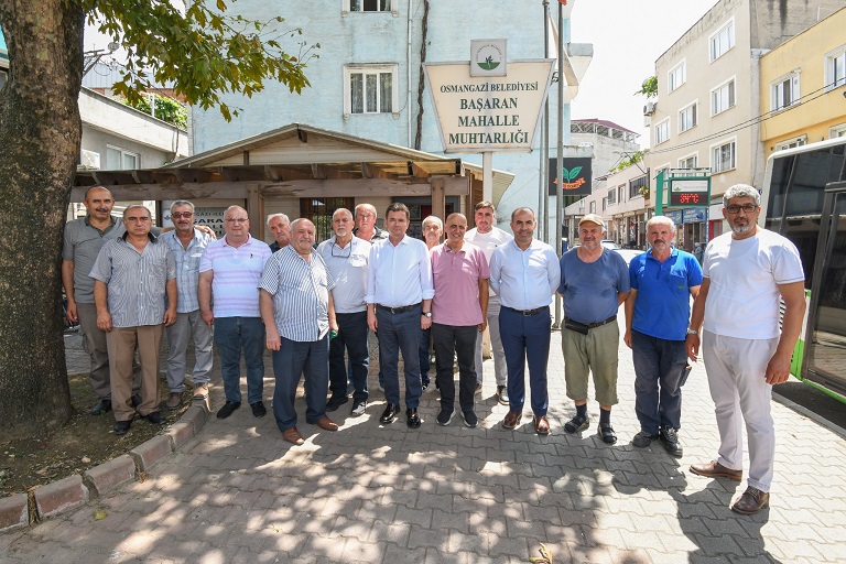 Başkan Erkan Aydın Başaran Mahallesi'nde Vatandaşlarla Buluştu