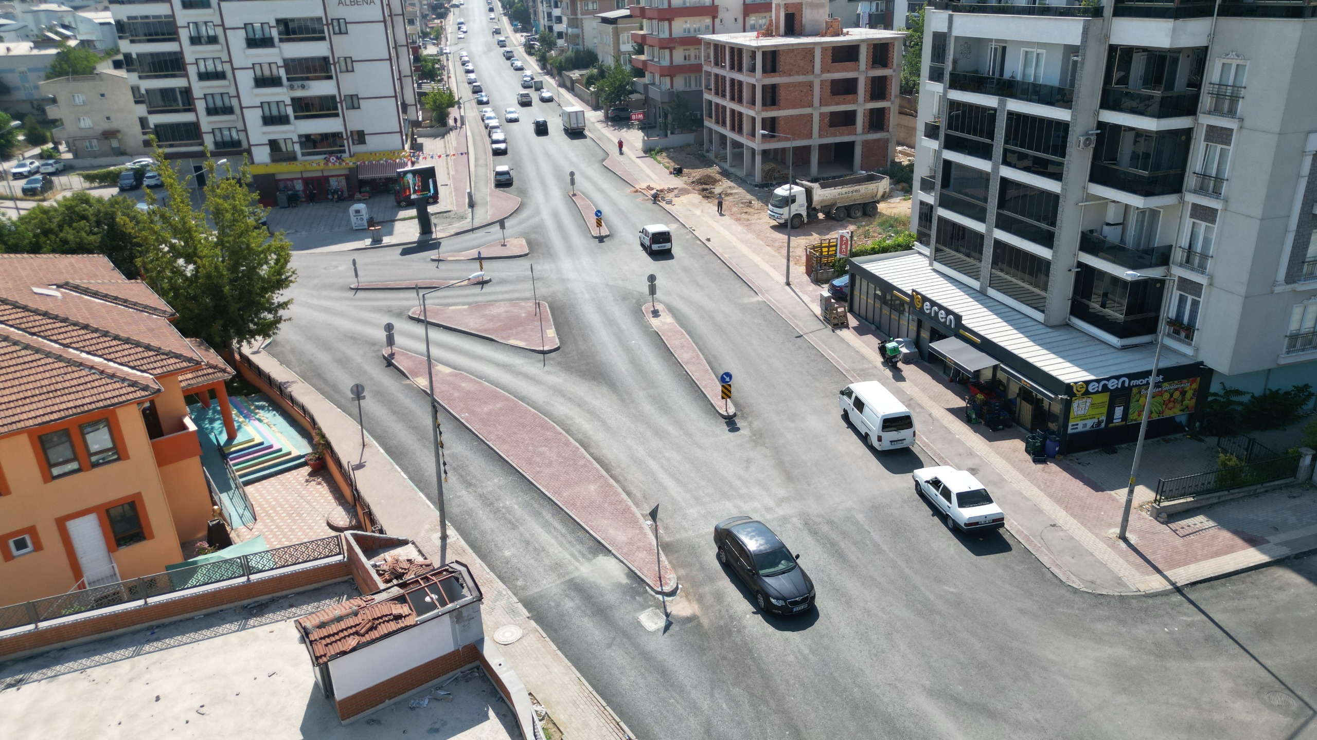 Kestel'de Eğitim Caddesi Baştan Sona Yenilendi
