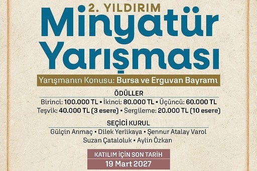 Yıldırım'da Erguvan Bayramı’nı Minyatür Sanatıyla Geleceğe Taşınacak
