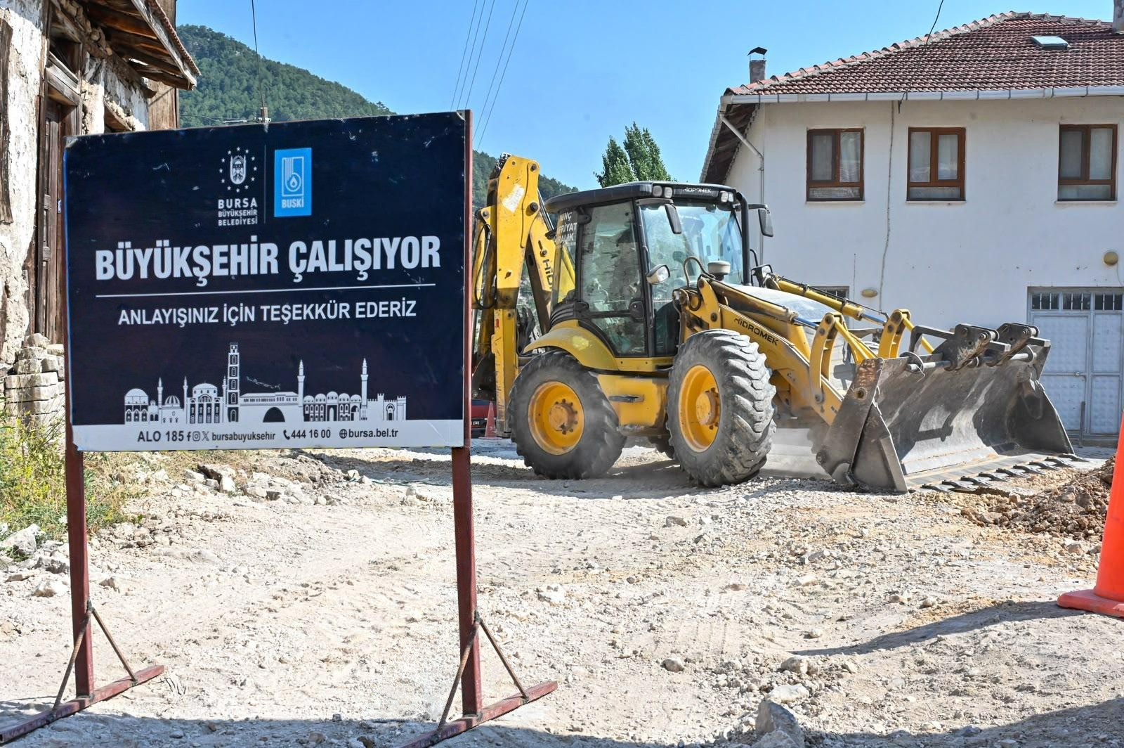 Bursa’da Kırsal Mahallelerin Altyapısı Güçleniyor