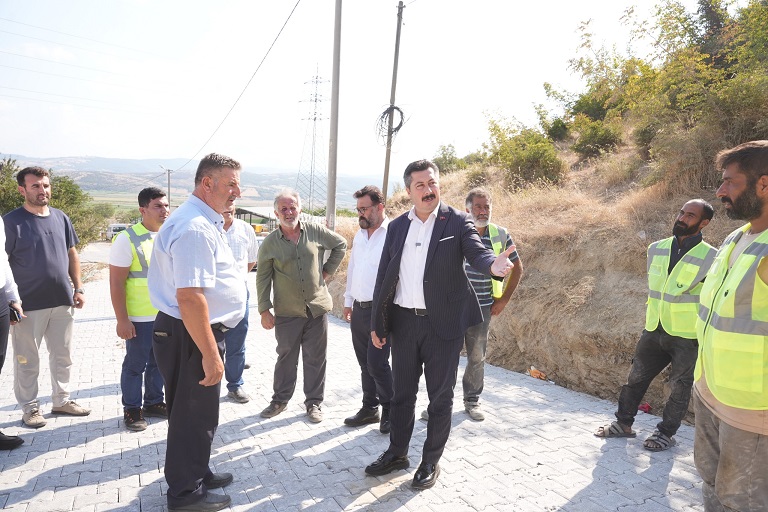 Yenişehir'e 100 Bin Metrekare Parke Taşı Döşendi