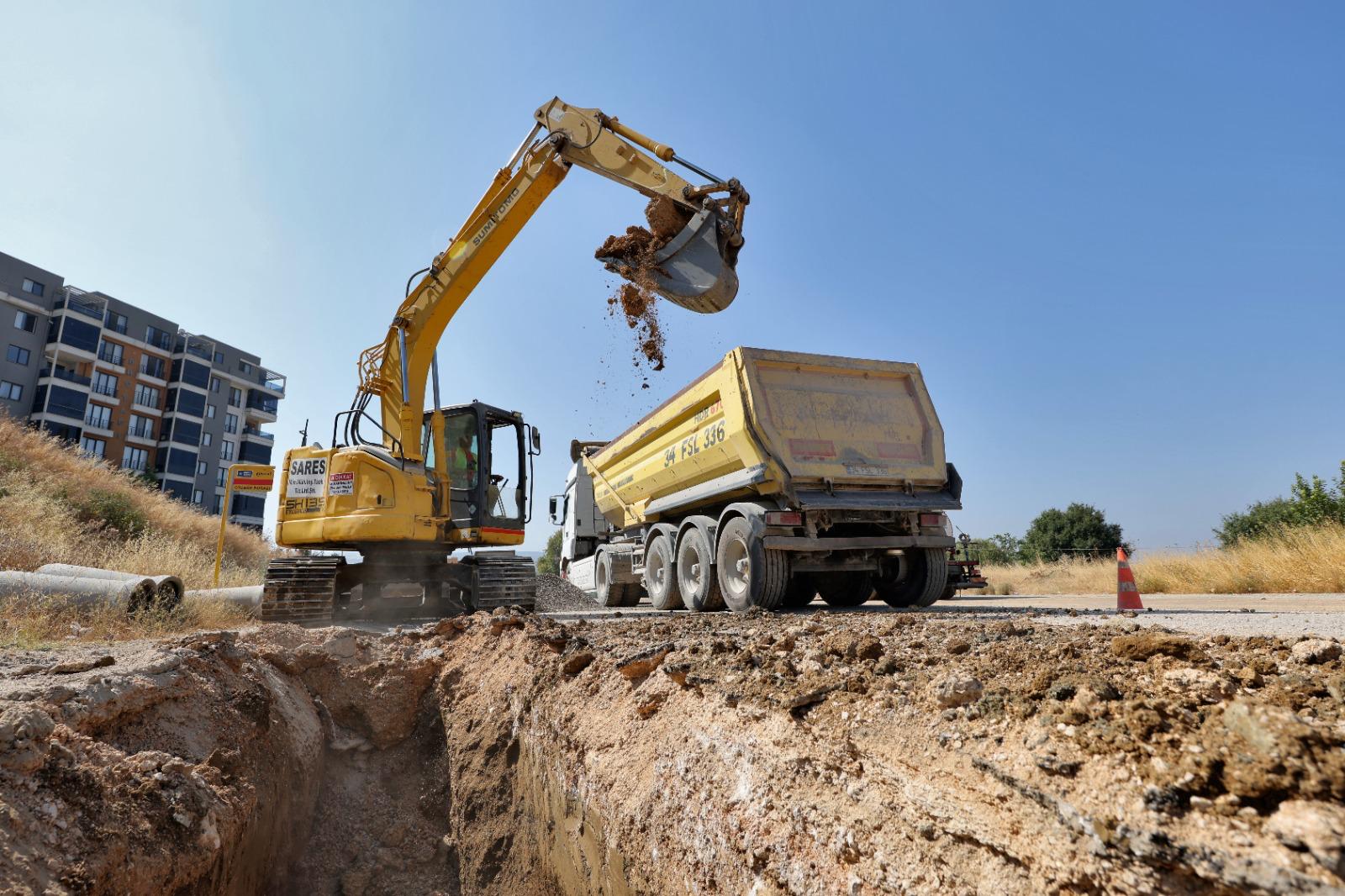 Büyükşehir'den Nilüfer'e 7 bin 600 Metrelik Altyapı Yatırımı