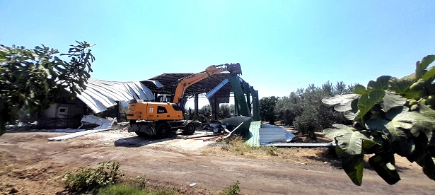 Osmangazi’de Zeytinliğe Yapılan Kaçak Depoya İzin Yok