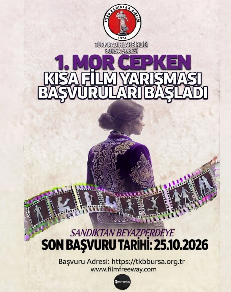 Türk Kadınları Birliği Bursa Şubesi'nden T1. Mor Kadın Kısa Film Yarışması