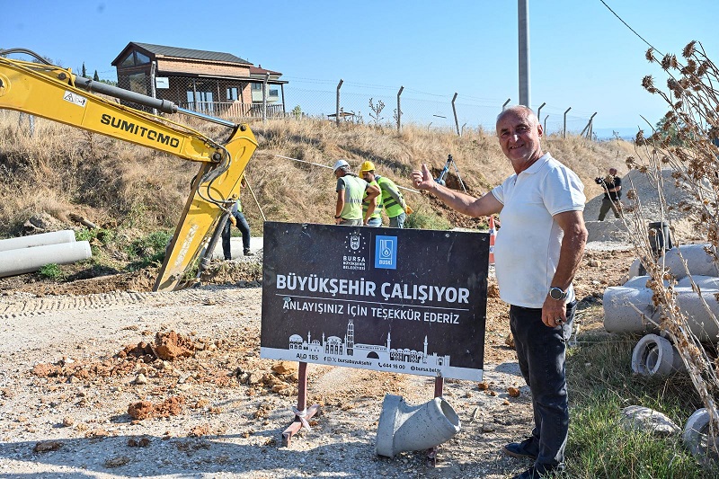 Büyükşehir'den Yenişehir Altyapısına Yeni Hat