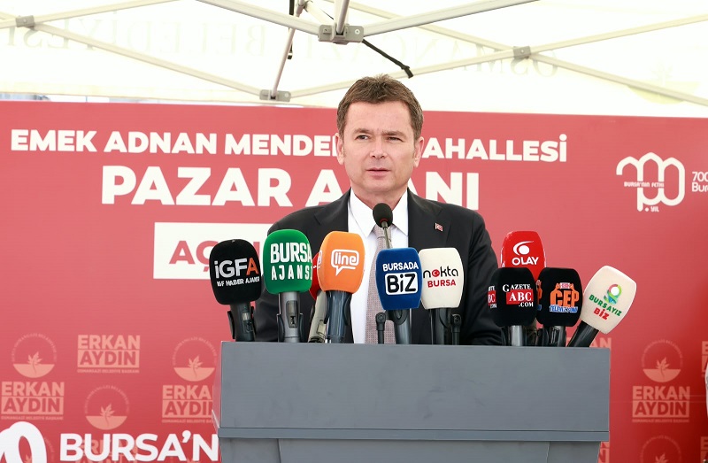 Osmangazi’de Modern Bir Pazar Alanı Daha Hizmete Girdi