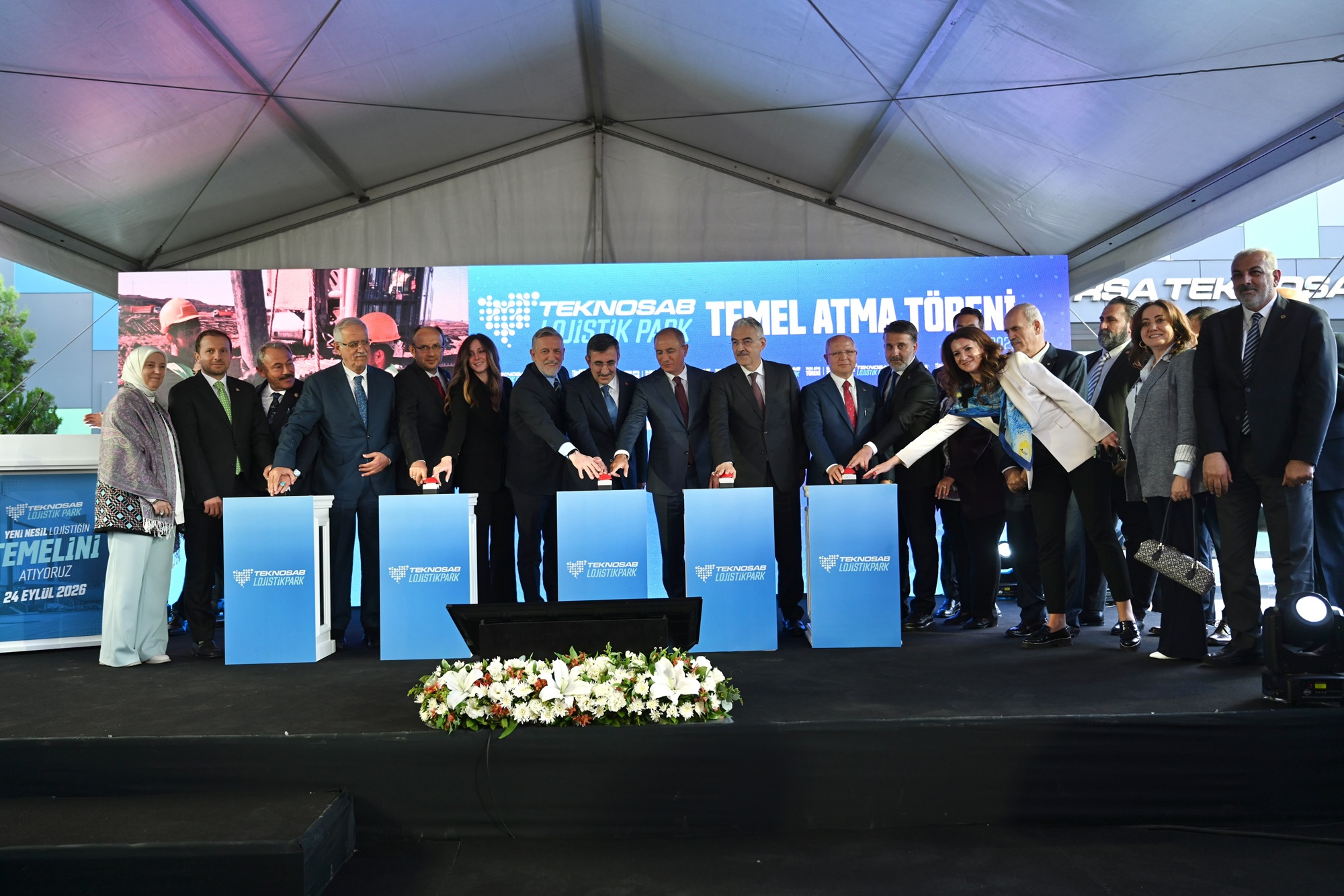 Cumhurbaşkanı Yardımcısı Cevdet Yılmaz: “Türkiye Yüzyılı’nın OSB’si TEKNOSAB, Lojistik Park İle Güç Kazanacak”