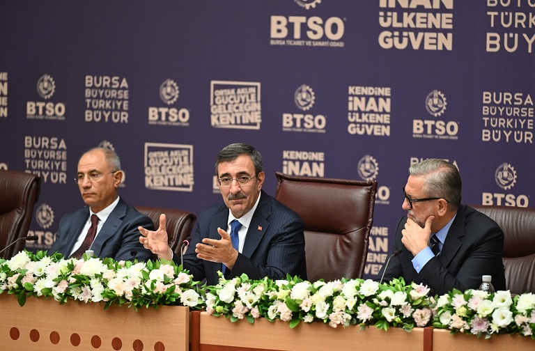Cumhurbaşkanı Yardımcısı Cevdet Yılmaz BTSO’nun Konuğu Oldu